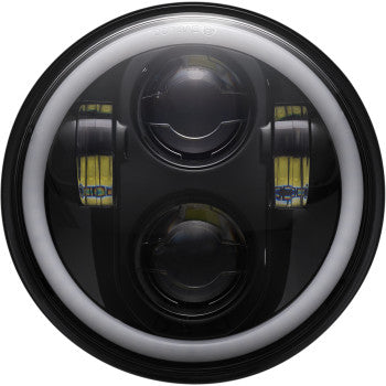 Custom Dynamics 5.75" LED Halo Motorcycle Headlight