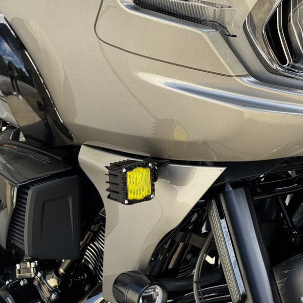 Custom Dynamics Shark Demon® LED Front Turn Signals for 2023-2025 Road Glide