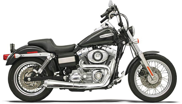 BASSANI XHAUST Dyna Road Rage Chrome 2 Into 1 Collector System