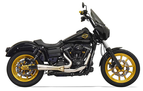 BASSANI XHAUST Road Rage Ripper 2 Into 1 for '06-'17 Dyna Stainless