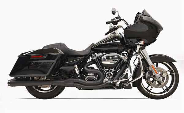 BASSANI XHAUST Road Rage 2-into-1 Black Megaphone Muffler