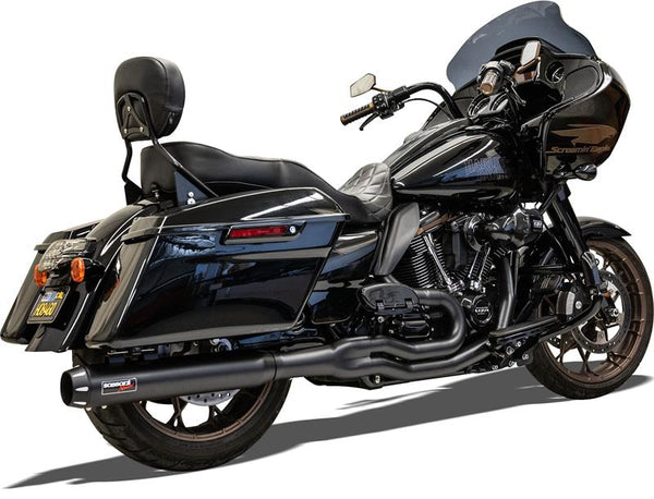 BASSANI XHAUST Road Rage 2-into-1 Black Straight Muffler