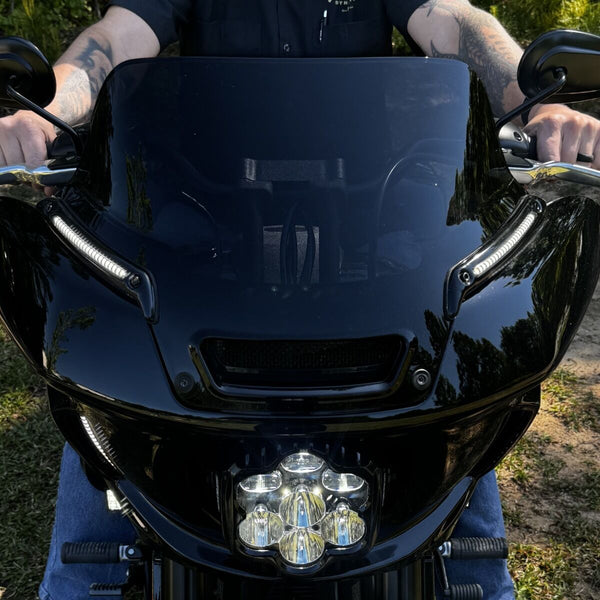 Custom Dynamics Softail Low Rider ST LED Windshield Trim