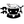 Custom Dynamics Shark Demon® 2 Headlight & Fog Lamp Combo Kit with Vented Speed Plates