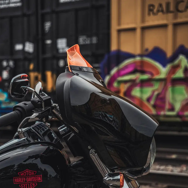 KlockWerks Kolor Flare® Windshield for Harley-Davidson® 2014-2023 Street Glide