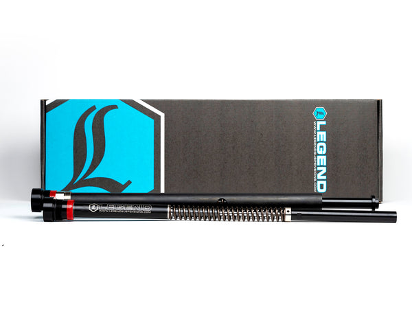 Legend Suspensions Axeo43 High-Performance Front Suspension for Softail Models with Inverted Forks