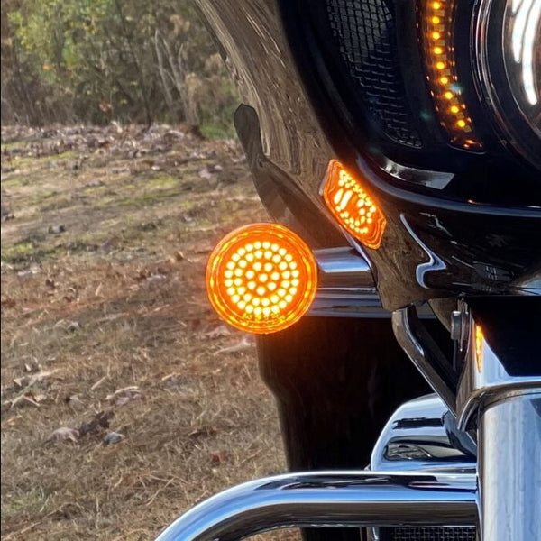 Custom Dynamics Genesis® 4 Solid Amber 1157 Bullet Front Turn Signal Insert