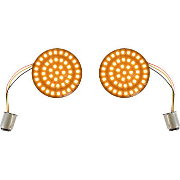 Custom Dynamics Genesis® 4 Solid Amber 1157 Bullet Front Turn Signal Insert