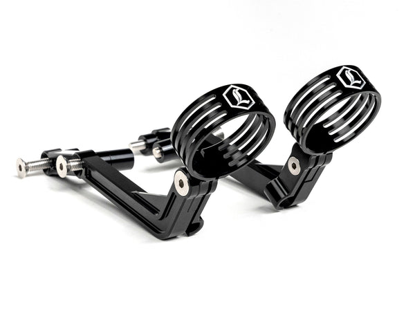 Legend Suspension REVO ARC Billet Remote Reservoir External Mounts for '14-'24 Touring Models