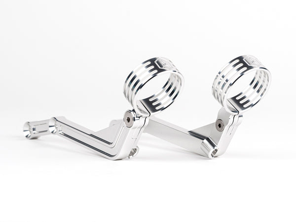 Legend Suspension REVO ARC Billet Remote Reservoir External Mounts for '14-'24 Touring Models