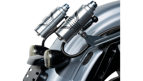 Legend Suspension REVO ARC Billet Remote Reservoir External Mounts for '14-'24 Touring Models