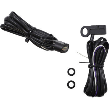 Drag Specialties Dual Function Handlebar Marker for Softail, FLD, and XR Models