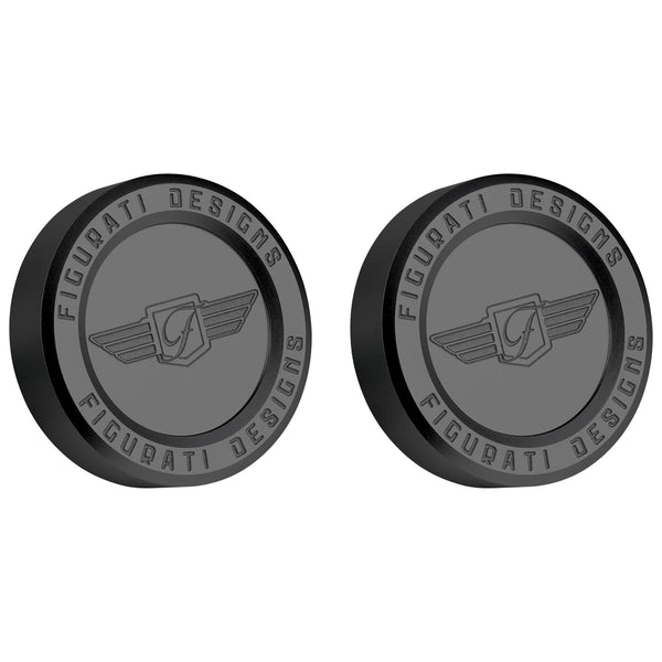 Figurati Performance Aluminum Front Axle Nut Covers for 2023-2025 Touring Models