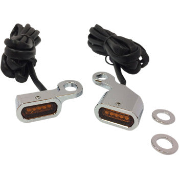 Drag Specialties Single Function Handlebar Marker for Softail, Dyna, and XL Models