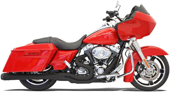 BASSANI XHAUST Road Rage Black B4 System with Megaphone Muffler