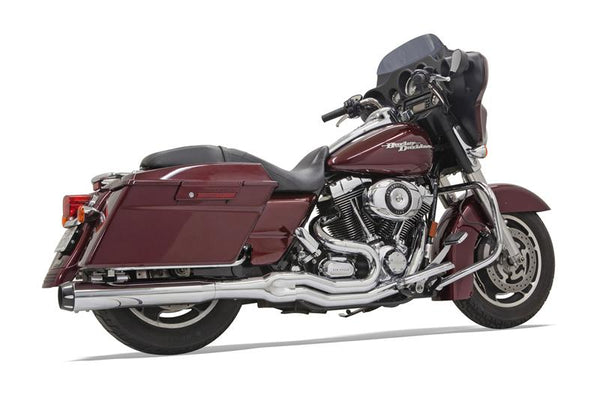 BASSANI XHAUST Road Rage Chrome B4 System with Straight Can Muffler