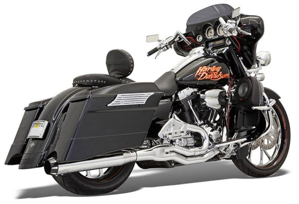 BASSANI XHAUST Road Rage Chrome Mega Power System with Straight Muffler