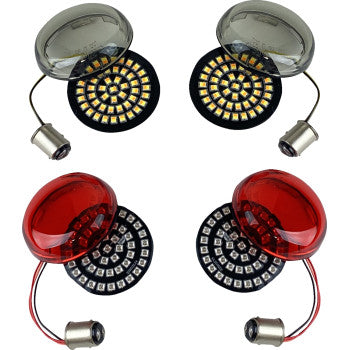 Custom Dynamics Genesis® 4 LED Front & Rear Turn Signal Insert Kit