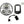 Custom Dynamics ProBEAM® Headlight Kit for Low Rider ST Models