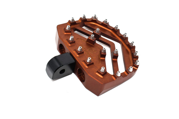 Spiked Arrow Mini Floorboards M8 Softail Passenger