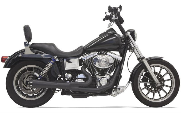 BASSANI XHAUST '91-'05 Road Rage Black With Short Megaphone