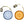 Custom Dynamics Genesis® 4 Solid Amber/White (Halo Free) Bullet Style LED Motorcycle Turn Signal Inserts