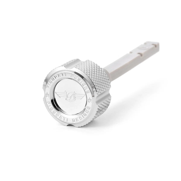 Figurati Magnetic Transmission Dipstick for M8 Touring - Stainless Steel