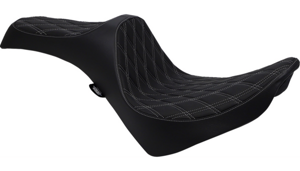 Drag Specialties Predator III Seat for 2018-Current Heritage Classic, Street Bob, and Softail Models