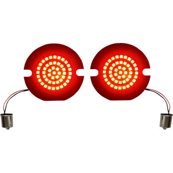 Custom Dynamics Genesis® 4 Solid Red 1156 Rear Turn Signal Inserts
