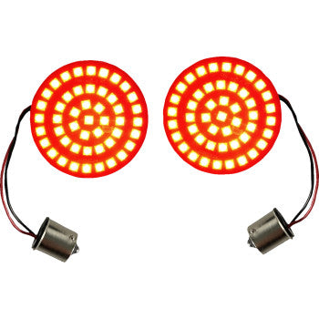 Custom Dynamics Genesis® 4 Solid Red 1156 Rear Turn Signal Inserts
