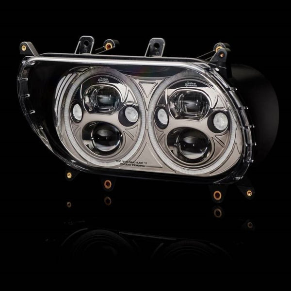 Custom Dynamics TruBEAM® LED Headlamp with Auxiliary Turn Signals for Road Glide Models