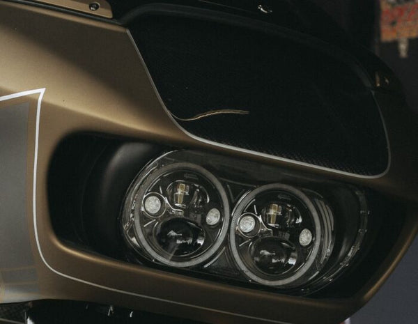 Custom Dynamics TruBEAM® LED Headlamp with Auxiliary Turn Signals for Road Glide Models