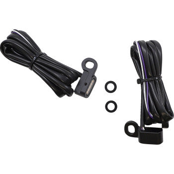 Drag Specialties Dual Function Handlebar Marker for Softail Slim, Fat Boy and VRSC Models