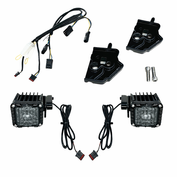 Custom Dynamics Shark Demon® LED Front Turn Signals for 2023-2026 Street Glide