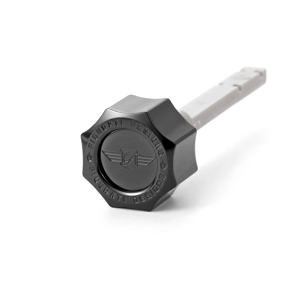Figurati Transmission Magnetic Dipstick for Harley Davidson Models-Stainless Steel