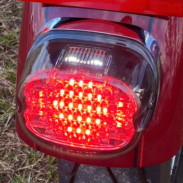 Custom Dynamics Integrated Low Profile LED Taillight with Auxiliary Turn Signals