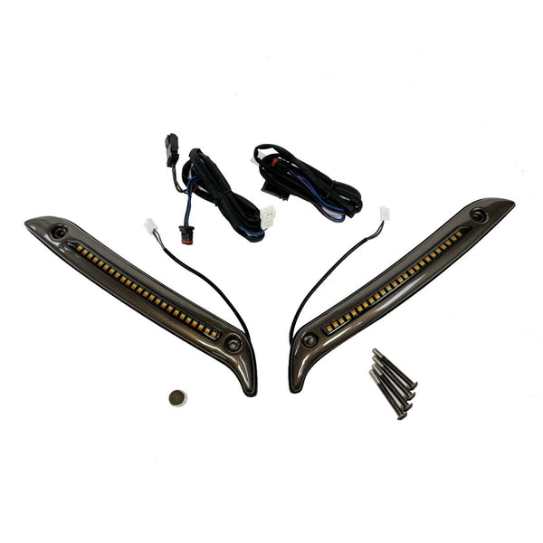 Custom Dynamics Softail Low Rider ST LED Windshield Trim