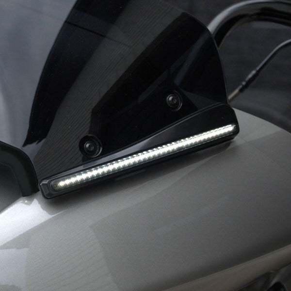 Custom Dynamics LED Windshield Trim for 23.5-25 Road Glide Motorcycles