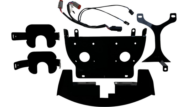 Custom Dynamics Shark Demon® 2 Dual Headlight Kit with Vented Speed Plates