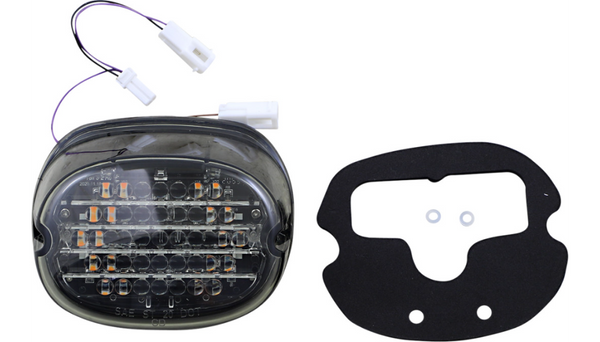 Custom Dynamics Integrated Low Profile LED Taillight with Auxiliary Turn Signals