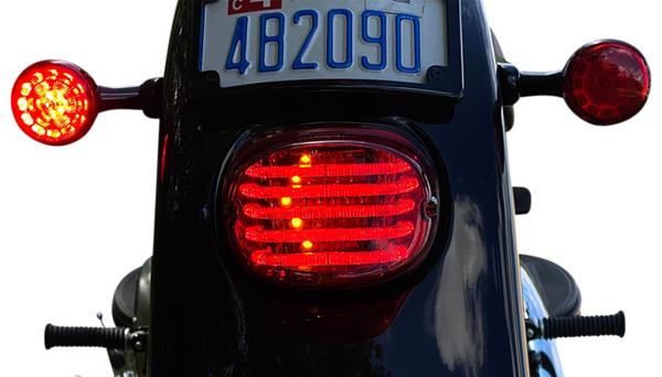 Custom Dynamics ProBEAM® Integrated Low Profile LED Taillight with Auxiliary Turn Signals