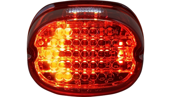 Custom Dynamics Integrated Low Profile LED Taillight with Auxiliary Turn Signals