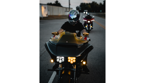 Custom Dynamics Shark Demon™ Headlight + Fog Lamp Combo Kit for Road Glide