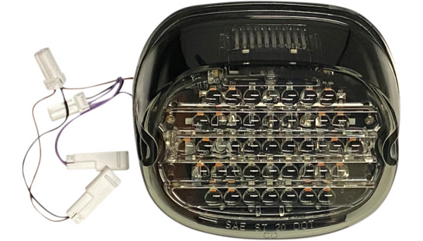 Custom Dynamics Integrated Low Profile LED Taillight with Auxiliary Turn Signals