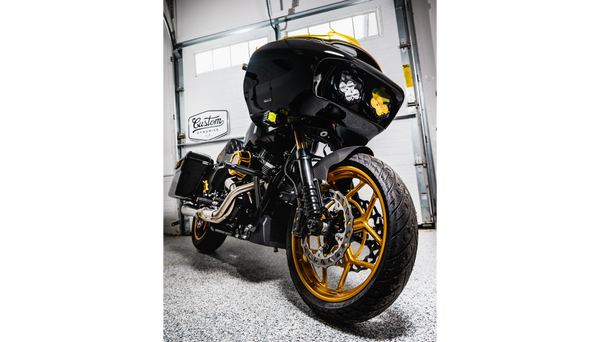 Custom Dynamics Shark Demon™ LED Front Turn Signals for 2015-2023 Road Glide
