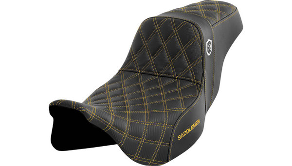 Saddlemen Pro Series SDC Performance Grip Seat Without Driver's Backrest for 2008-2024 Touring Models