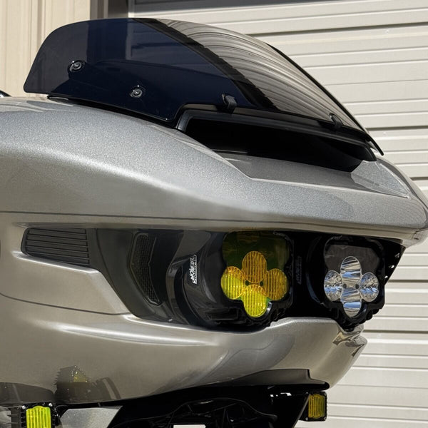 Custom Dynamics Shark Demon® 2 Headlight & Fog Lamp Combo Kit with Vented Speed Plates