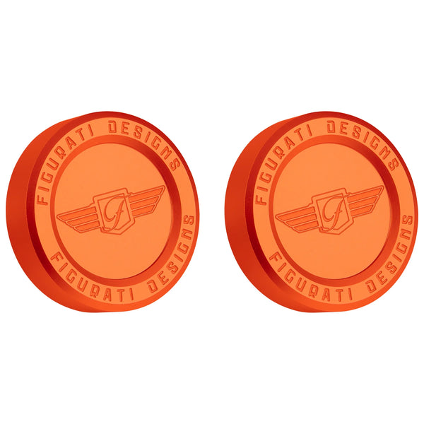 Figurati Performance Aluminum Front Axle Nut Covers for 2023-2025 Touring Models