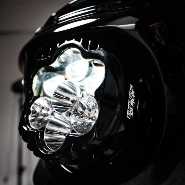 Custom Dynamics Shark Demon™ 2 Performance LED Headlight for Low Rider ST