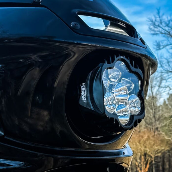 Custom Dynamics Shark Demon™ 2 Performance LED Headlight for Low Rider ST